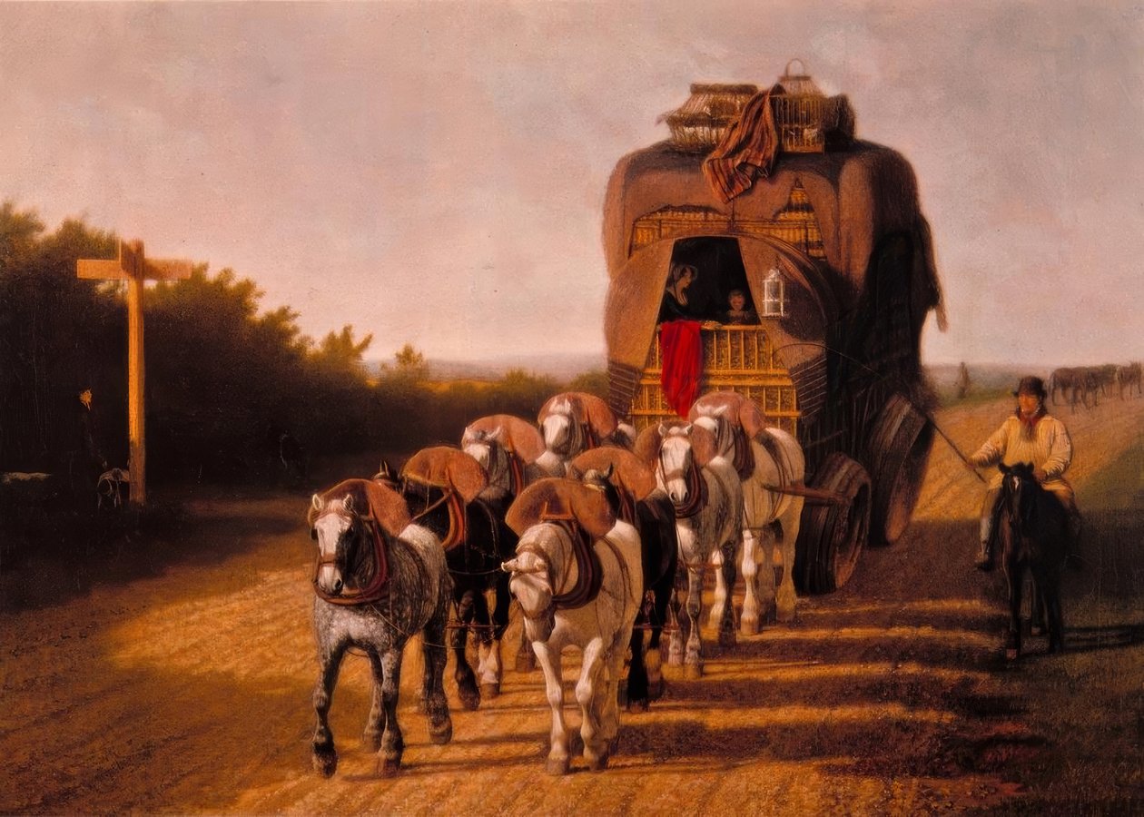 Die Paketpost von Ludlow von Jacques Laurent Agasse