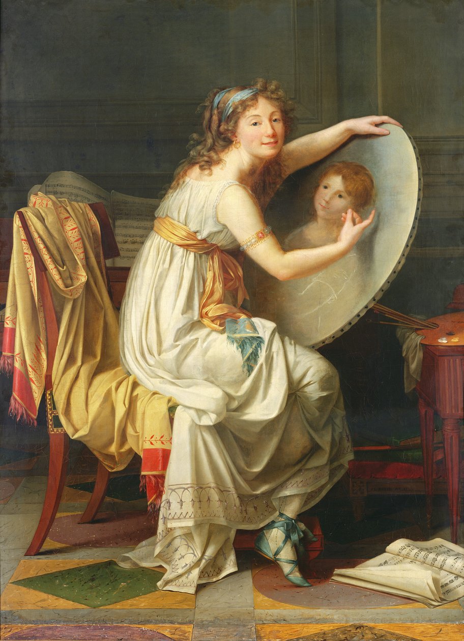 Porträt von Rose Adelaide Ducreux (1761-1802) von Jacques Louis David