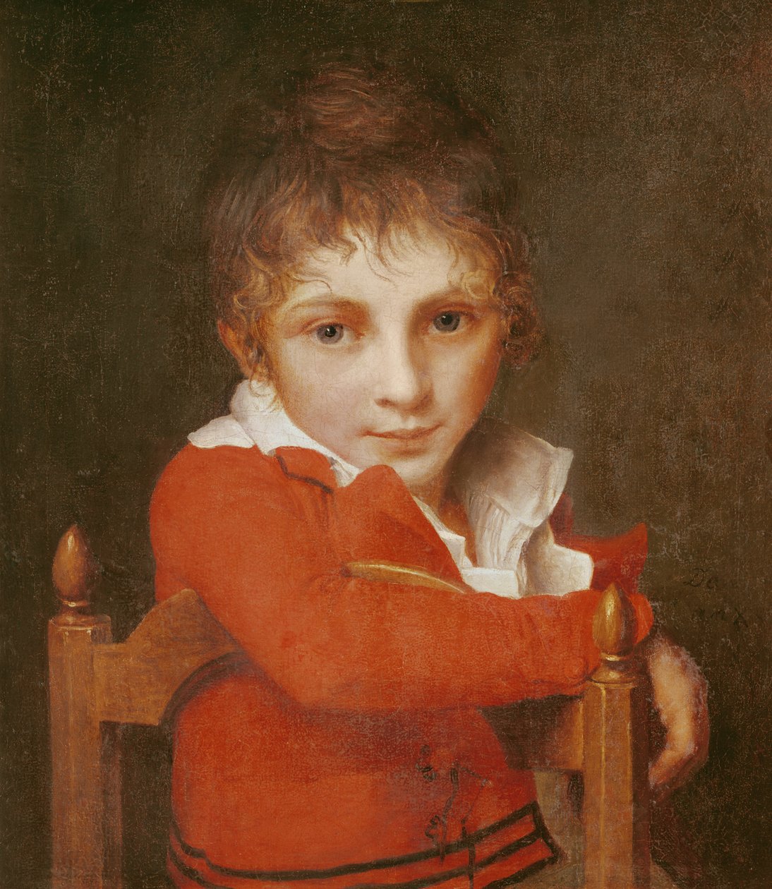 Porträt eines jungen Jungen von Jacques Louis David