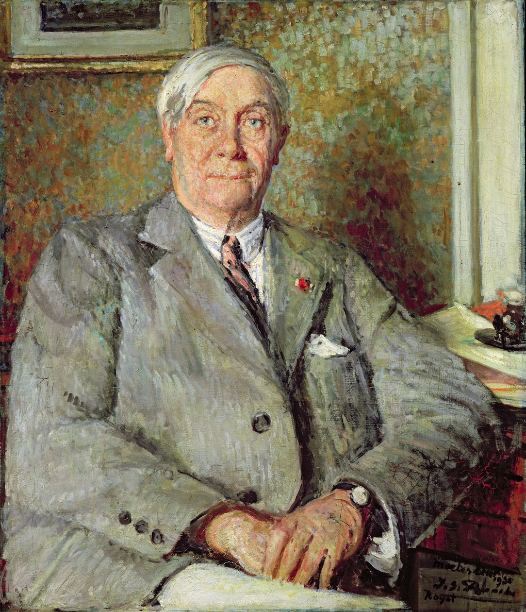Maurice de Maeterlinck (1862-1949) 1931 von Jacques Emile Blanche