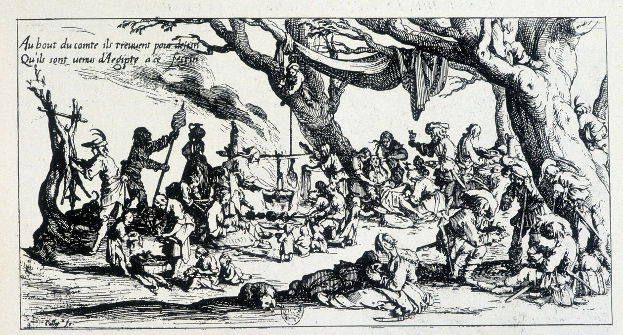Nach der Gravur von J. Callot von Jacques (after) Callot