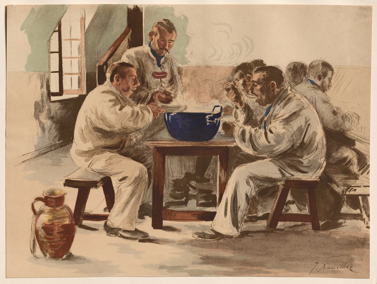 Die Suppe in der Stube von Jacques Baseilhac