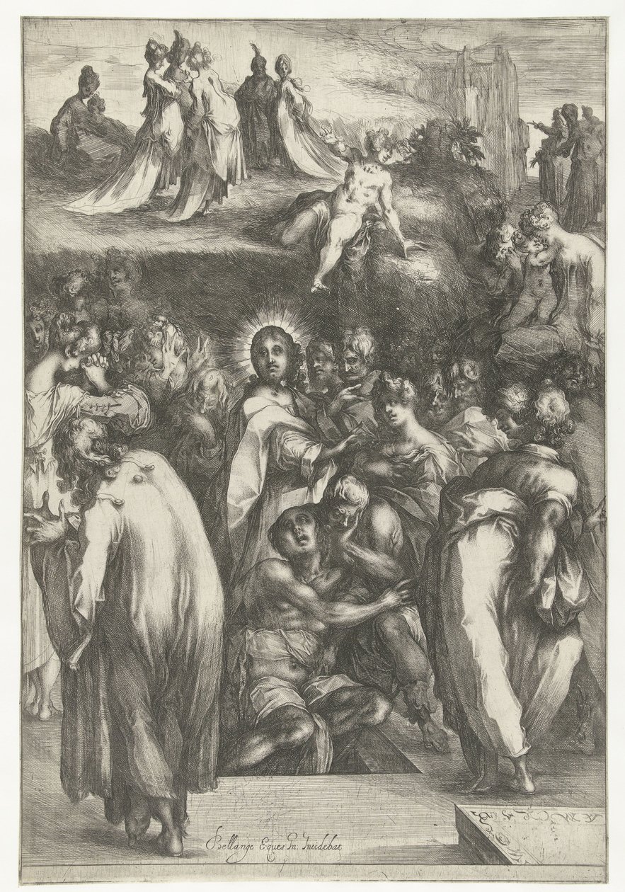 Auferweckung des Lazarus von Jacques Bellange