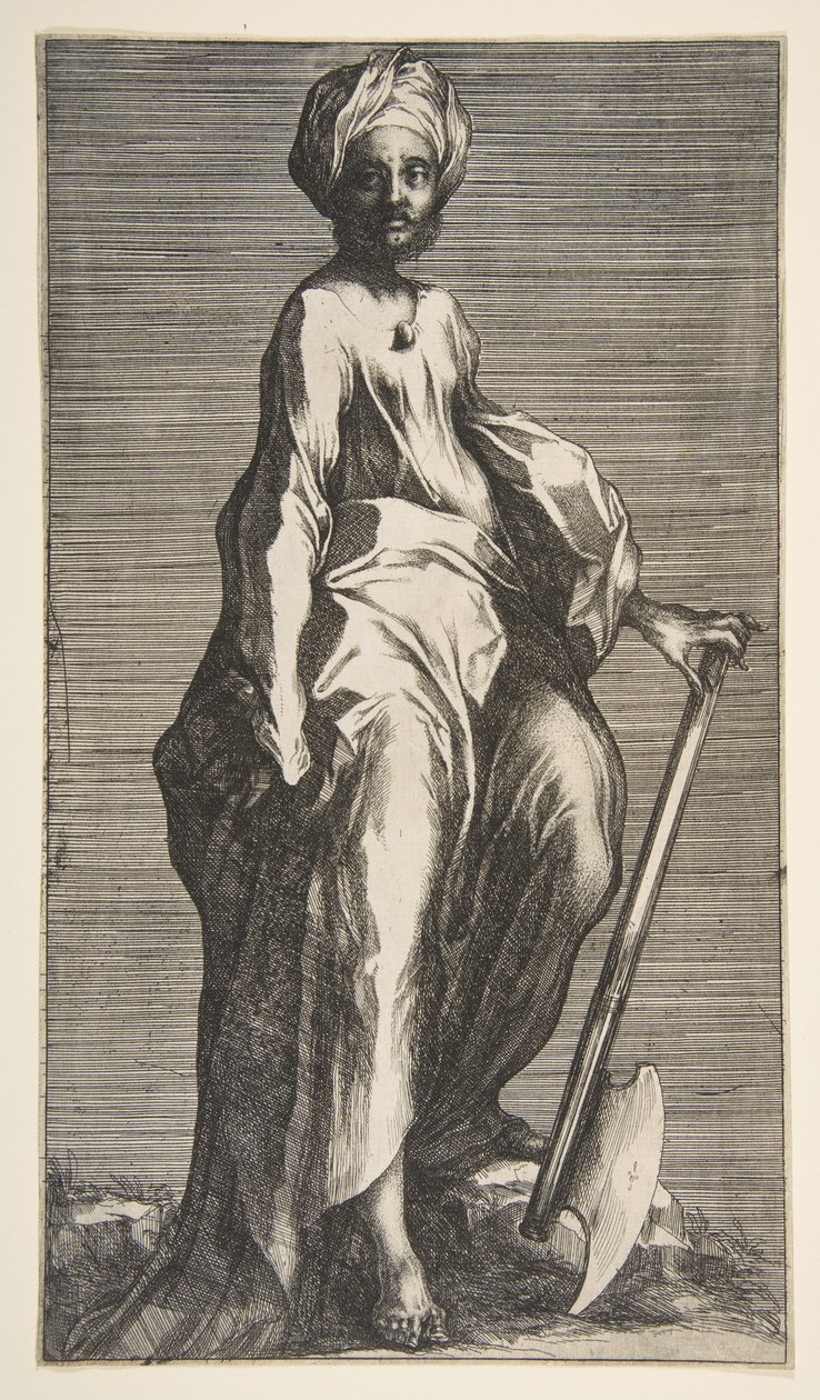 Heiliger Judas oder Heiliger Matthias von Jacques Bellange
