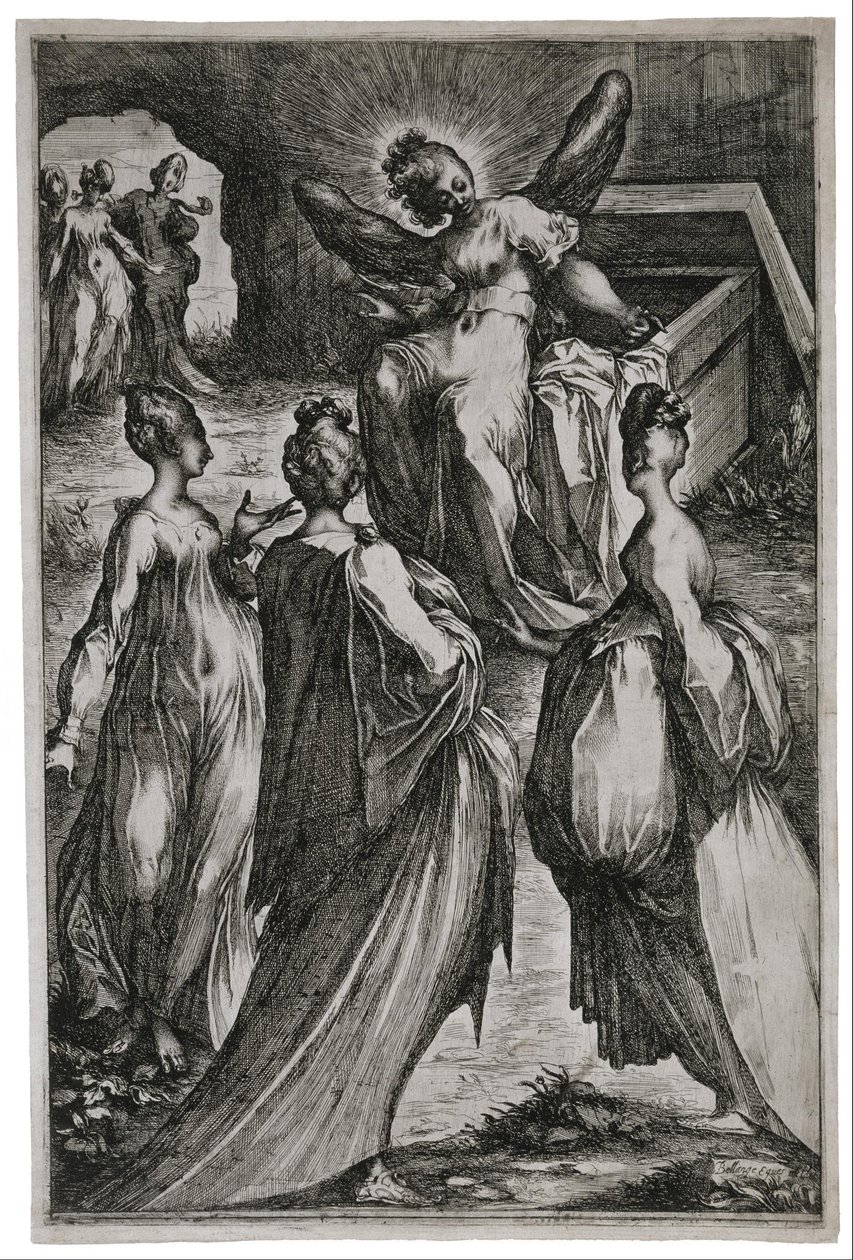 Die Heiligen Frauen am Grab von Jacques Bellange