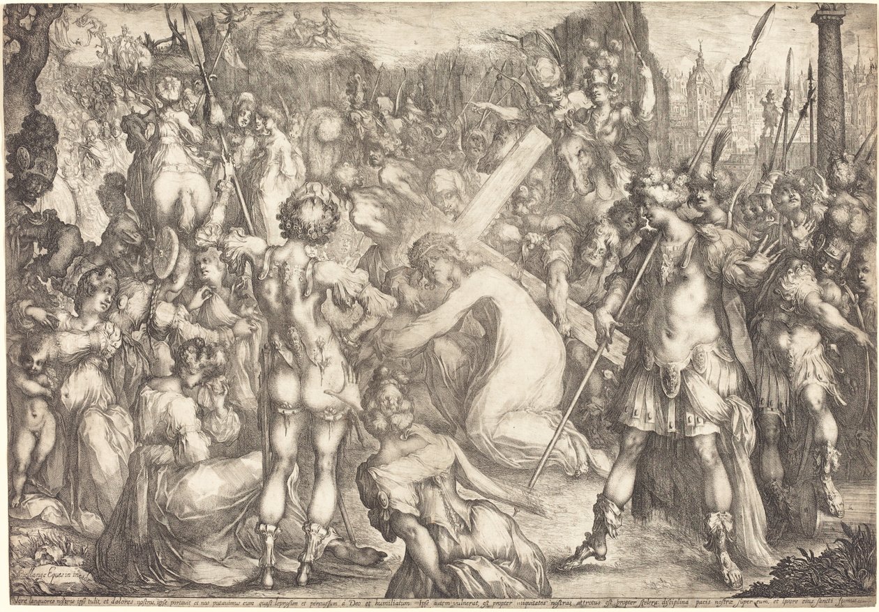 Der Weg nach Golgatha von Jacques Bellange