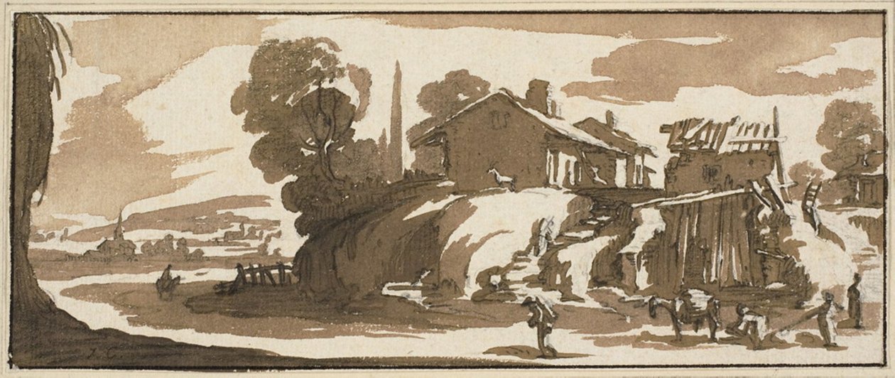 Ein Bauernhof von Jacques Callot