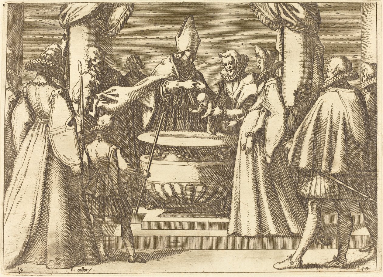 Taufe des Prinzen von Spanien von Jacques Callot