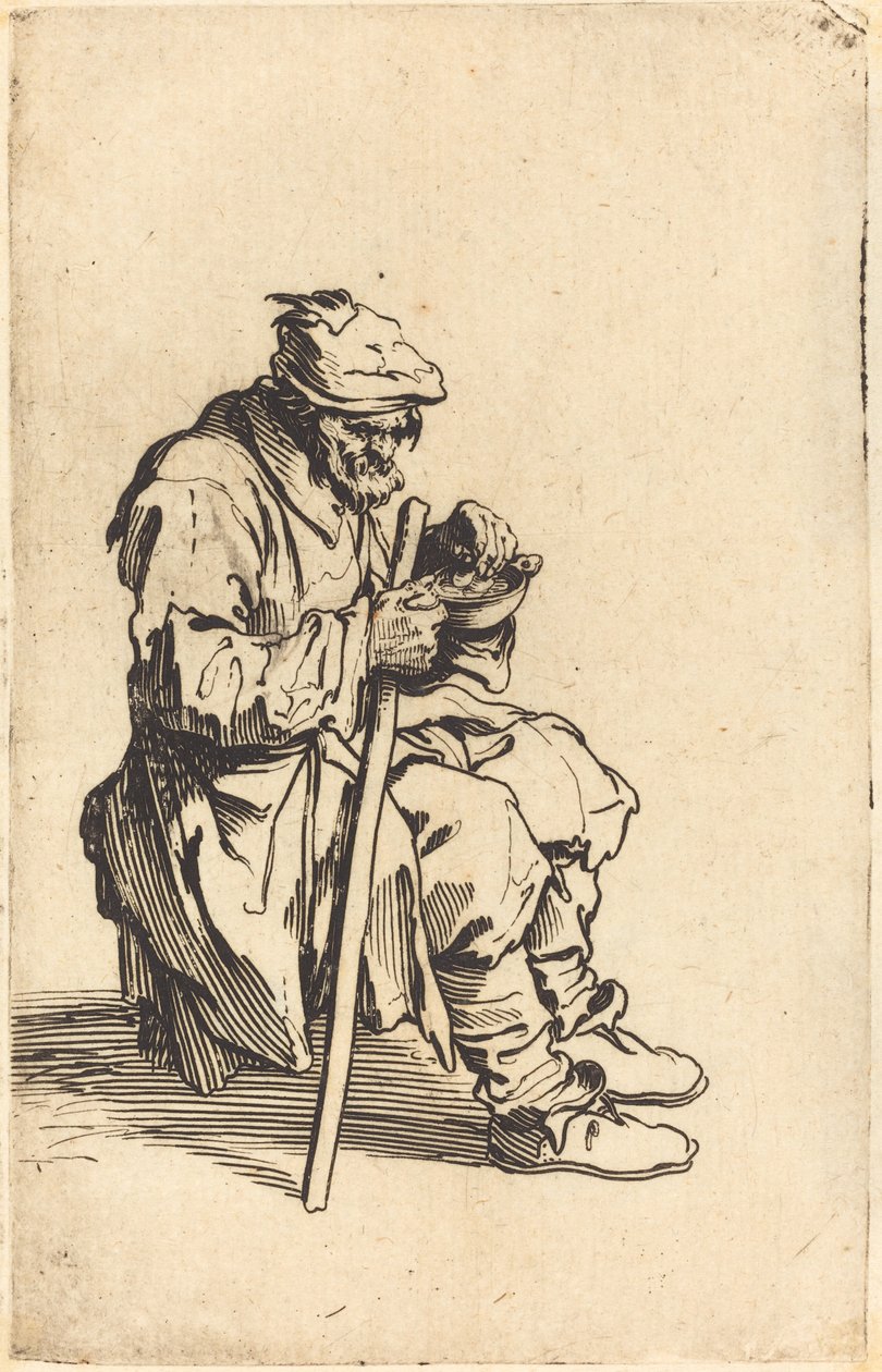 Bettler beim Essen von Jacques Callot
