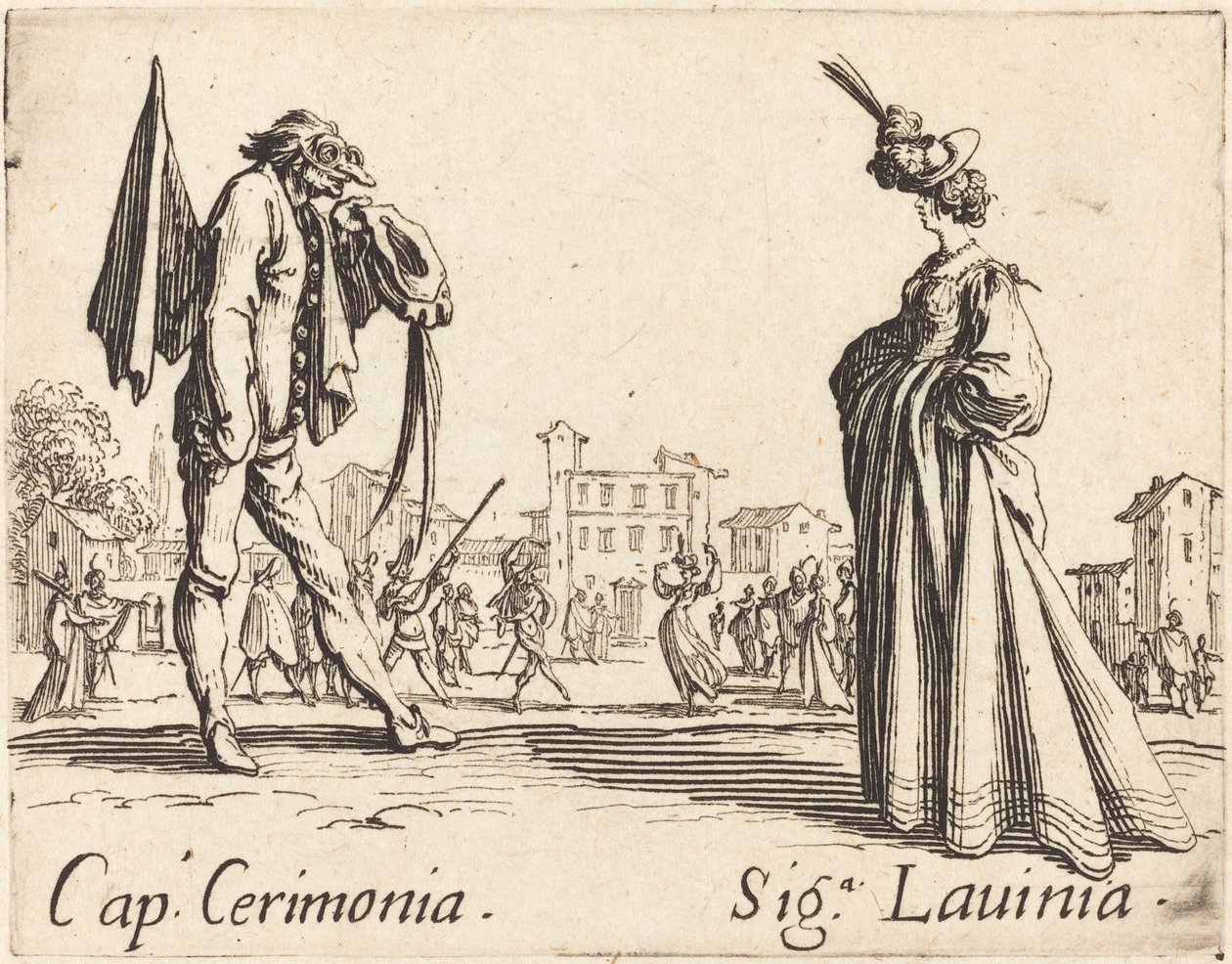 Cap. Cerimonia und Siga. Lavinia von Jacques Callot