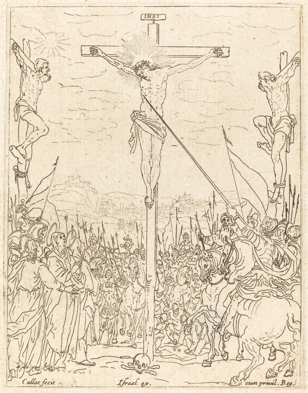 Christus am Kreuz von Jacques Callot