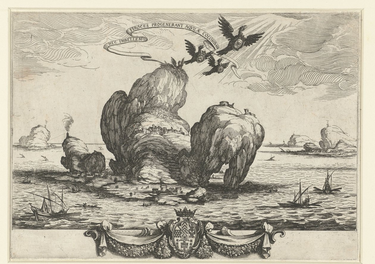 Der große Felsen von Jacques Callot