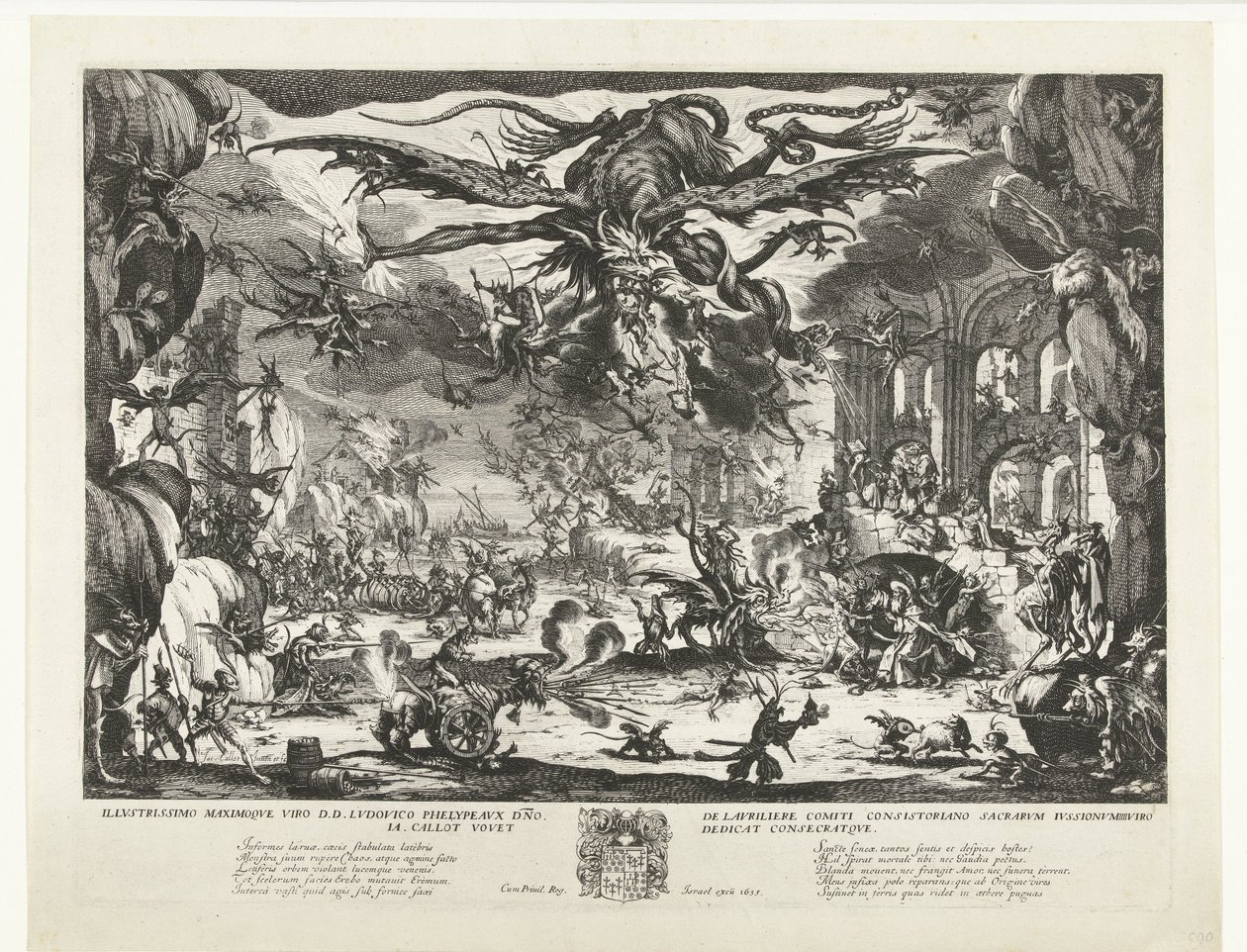 Die Versuchung des Heiligen Antonius von Jacques Callot