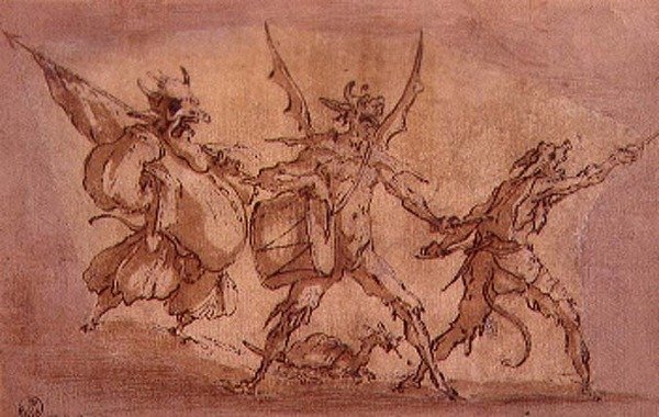 Teufelsmusketiere von Jacques Callot