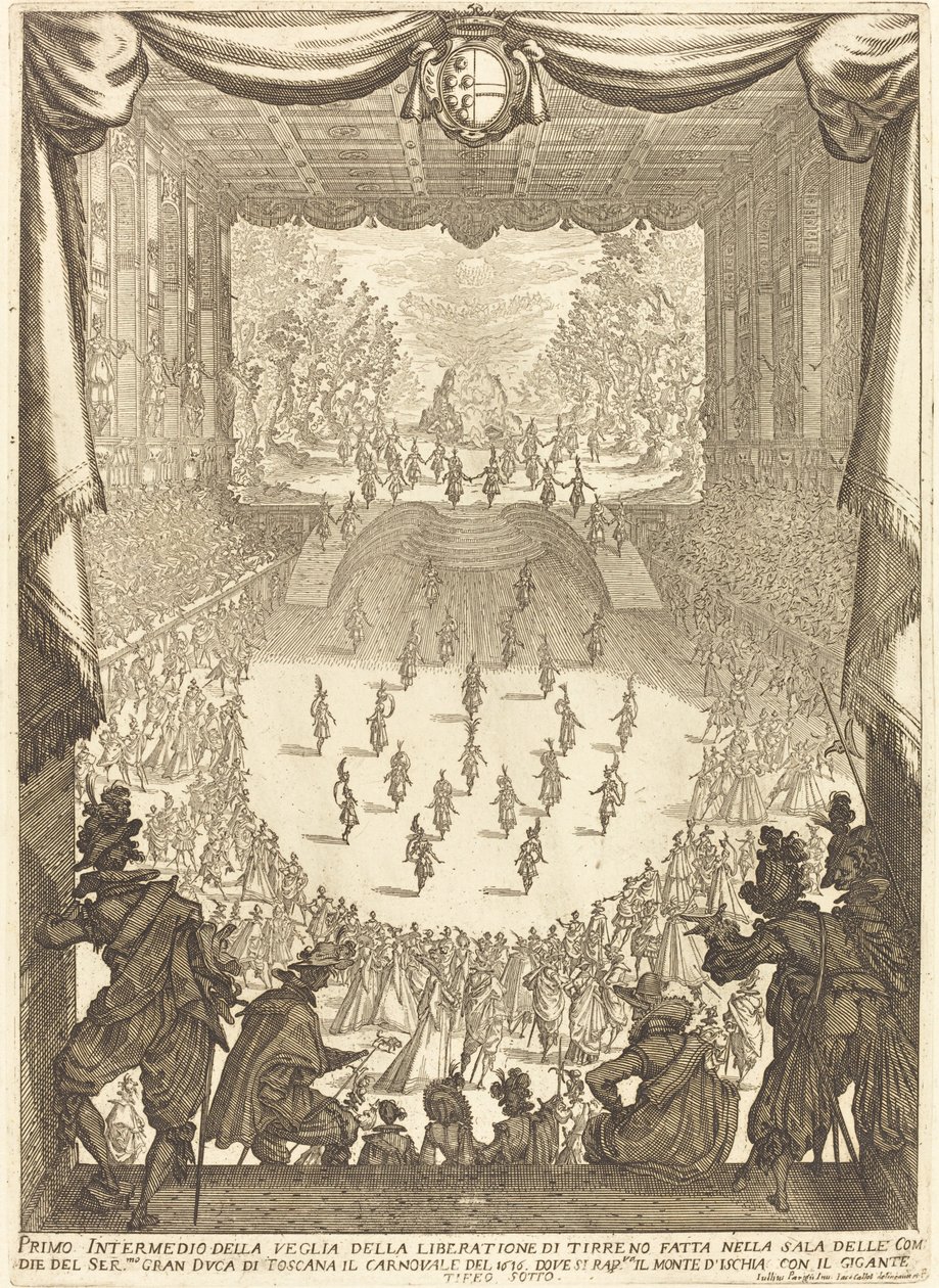 Erstes Intermezzo von Jacques Callot
