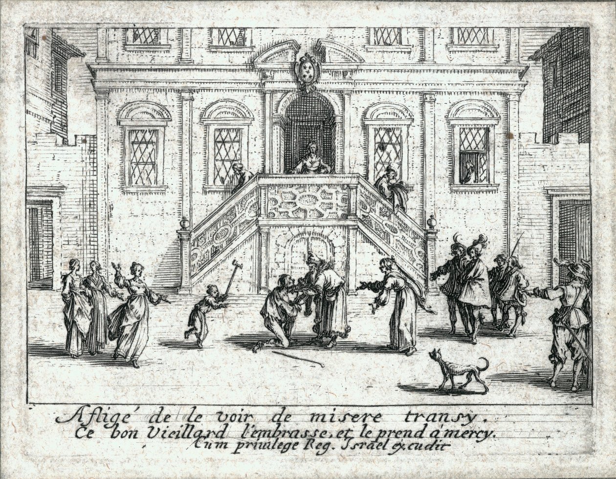 Das Leben des verlorenen Kindes (Gravur) von Jacques Callot