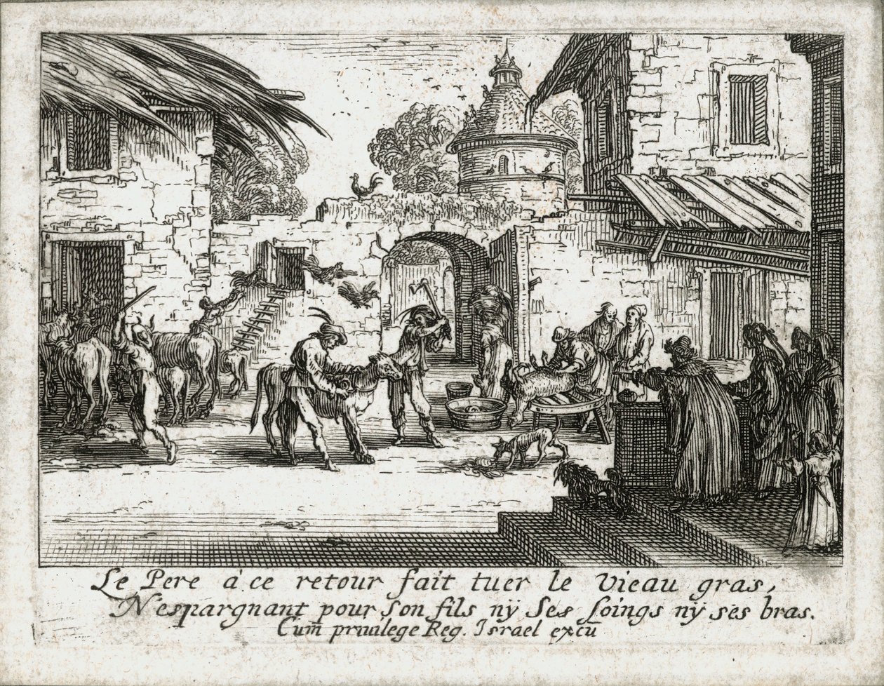 Das Leben des verlorenen Sohnes von Jacques Callot