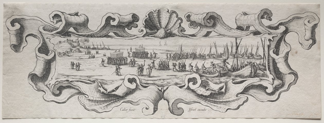 Die Landung der Truppen von Jacques Callot