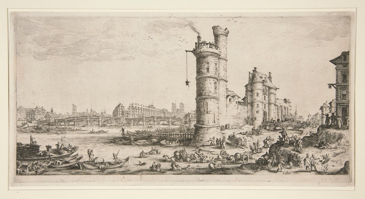 Le Pont Neuf von Jacques Callot