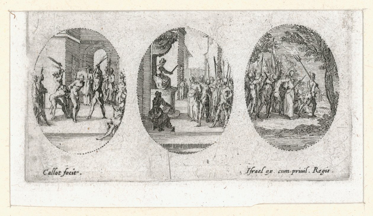 Die Wunder der Passion (Gravur) von Jacques Callot