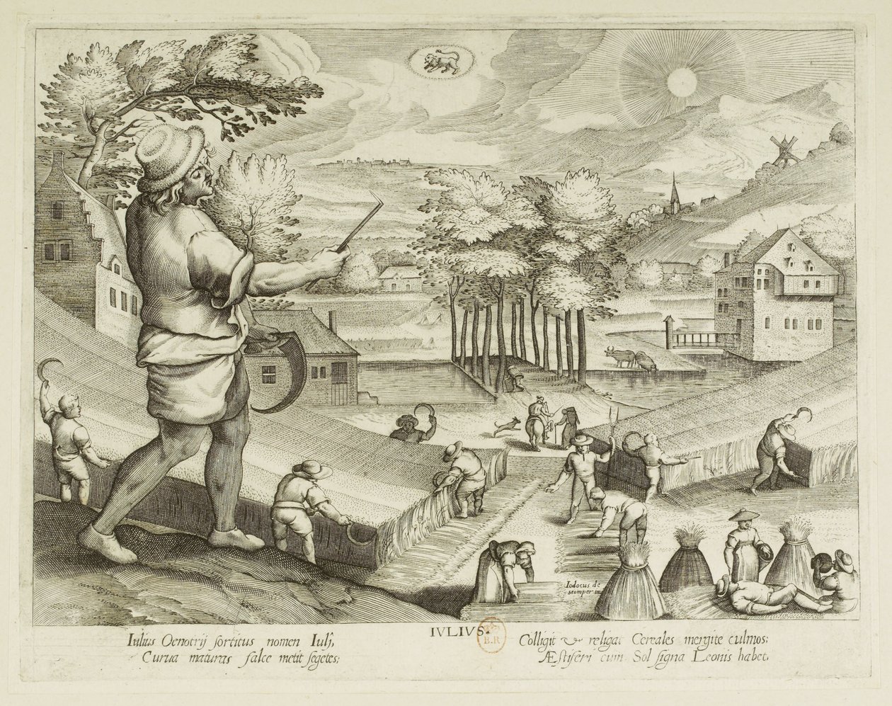 Die Monate. 7, Juli von Jacques Callot