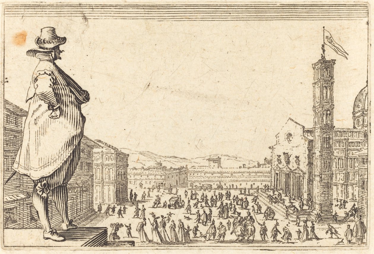 Piazza del Duomo, Florenz von Jacques Callot