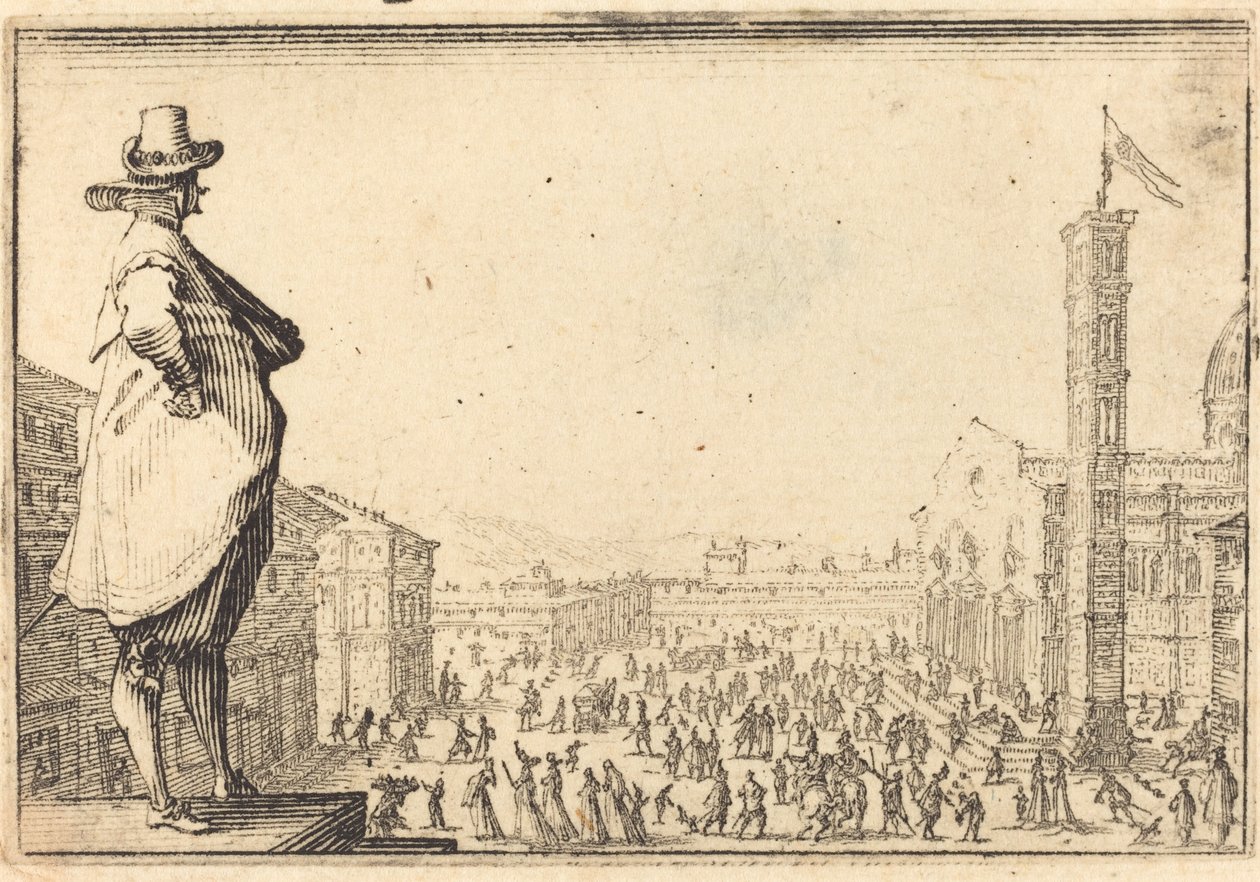 Piazza del Duomo, Florenz von Jacques Callot