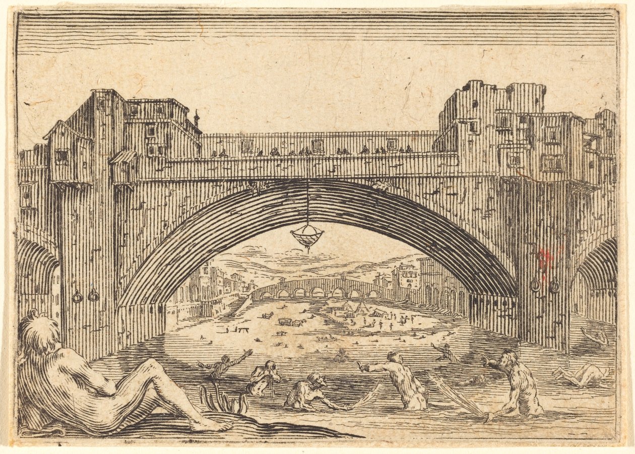 Ponte Vecchio, Florenz von Jacques Callot