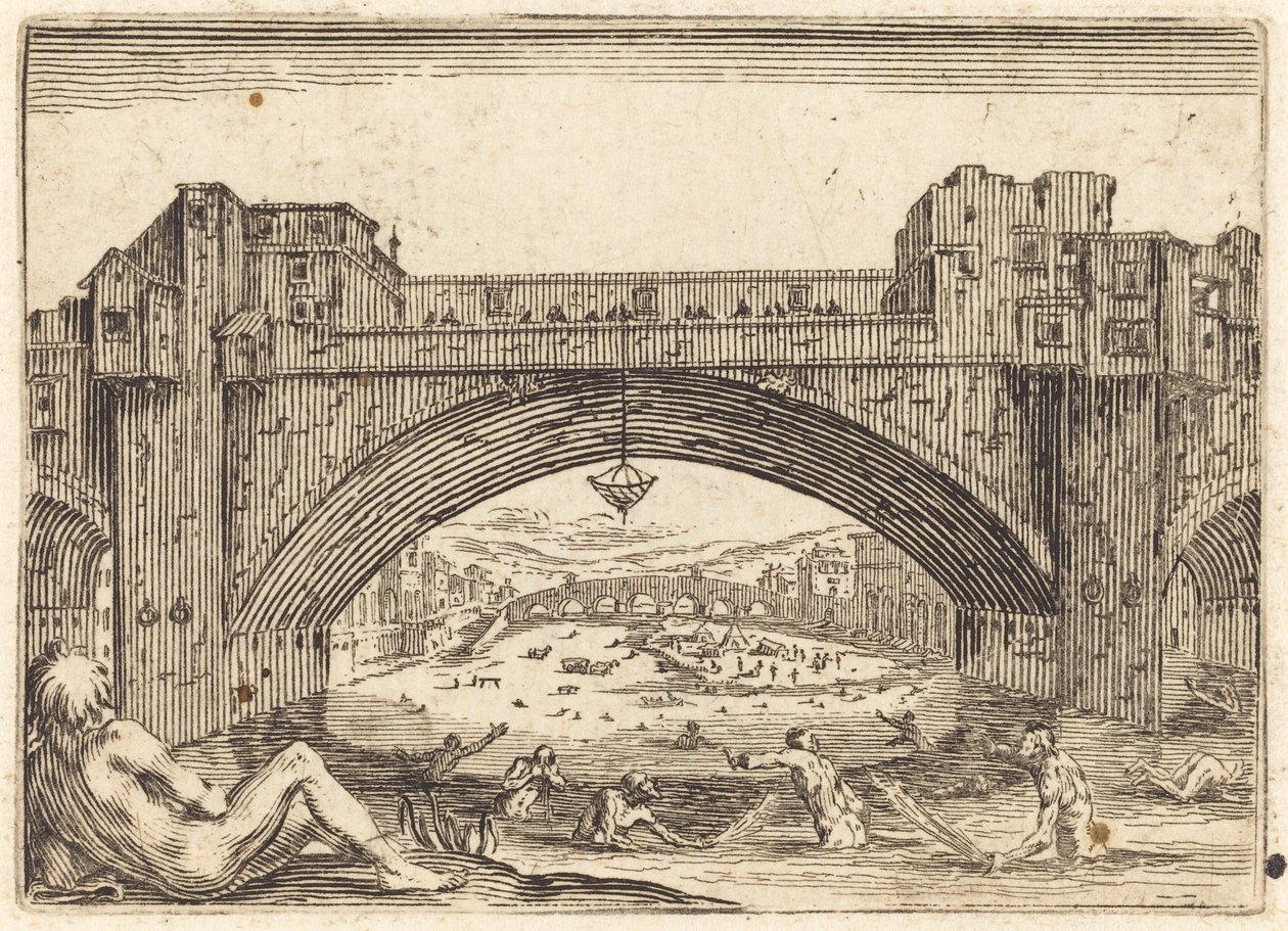 Ponte Vecchio, Florenz von Jacques Callot