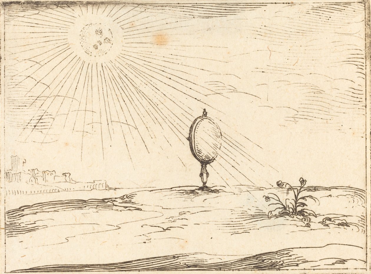Strahlen der Sonne von Jacques Callot