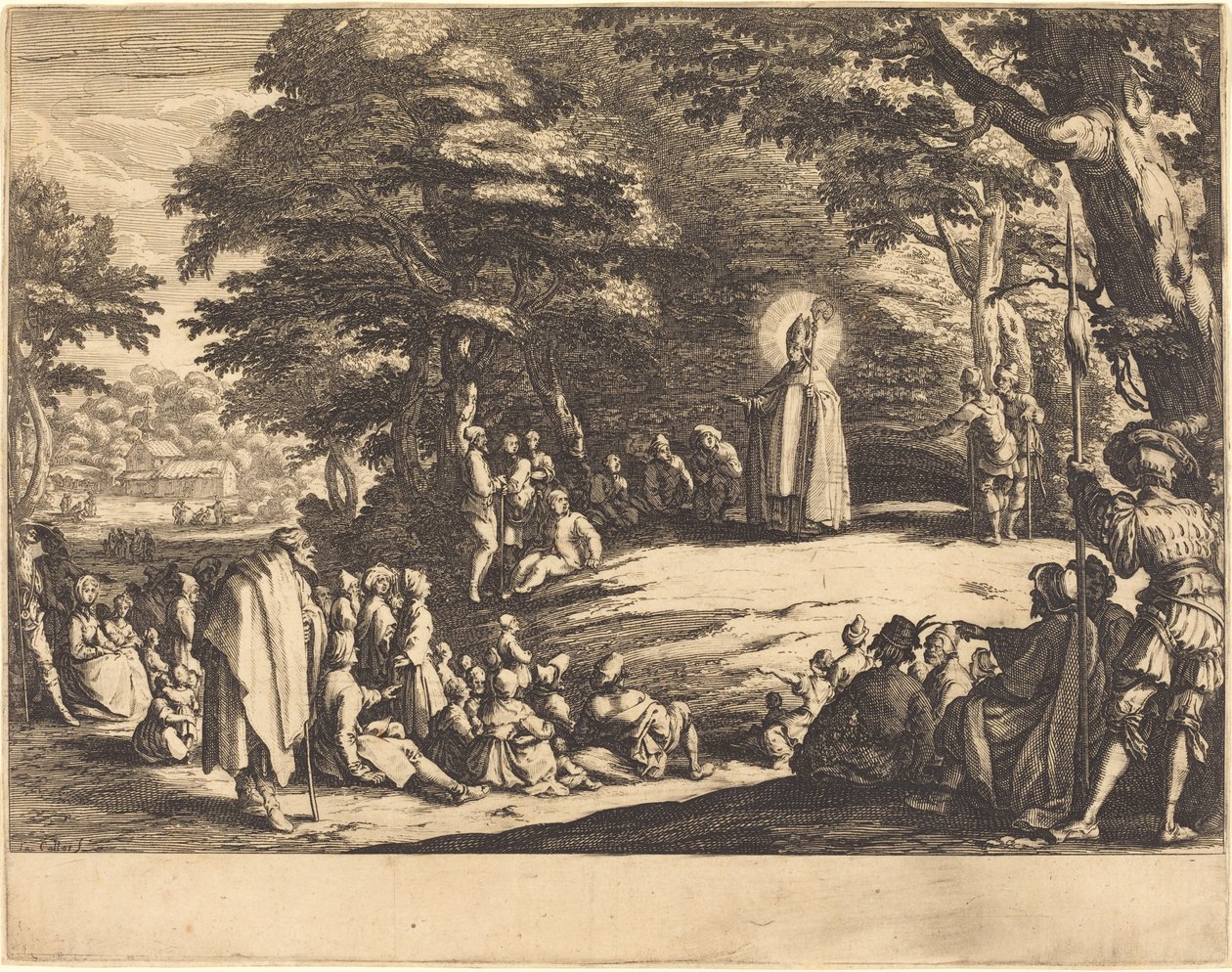 Saint Amond von Jacques Callot