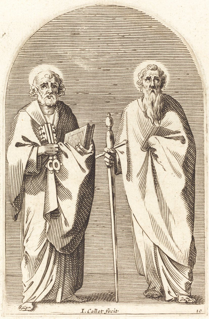 Heilige Petrus und Paulus von Jacques Callot