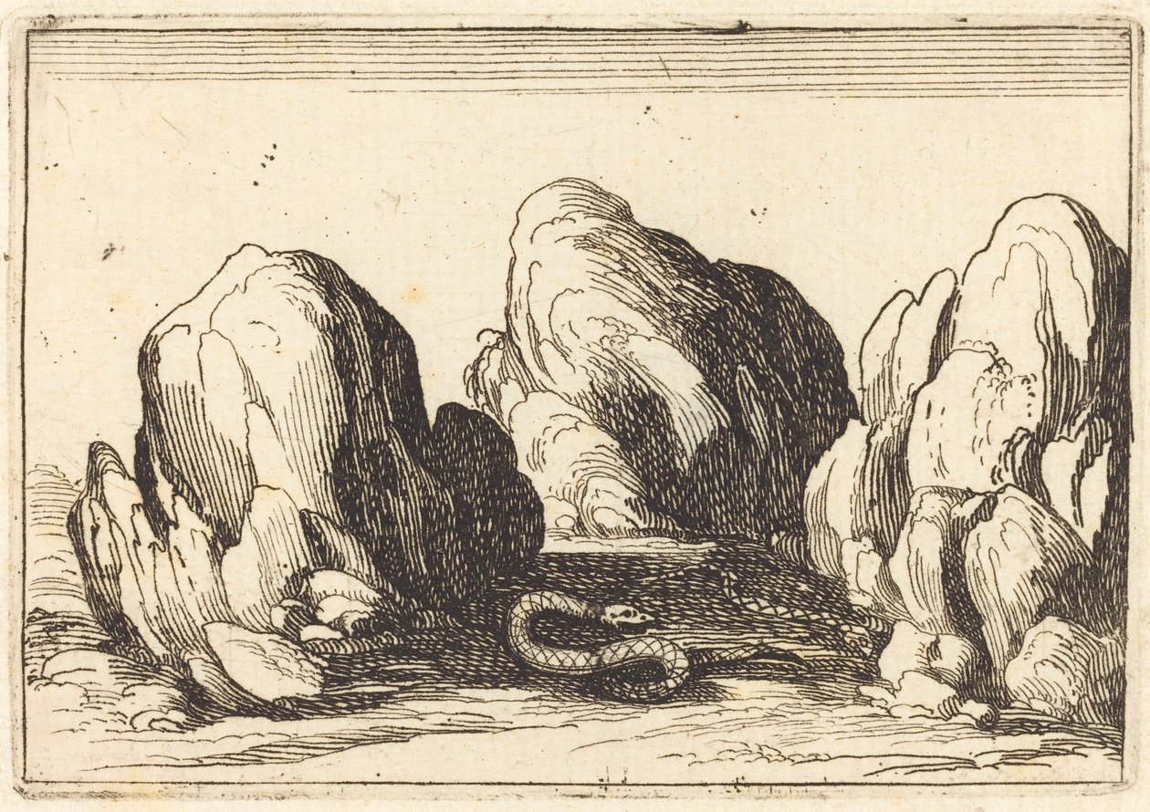 Schlange von Jacques Callot