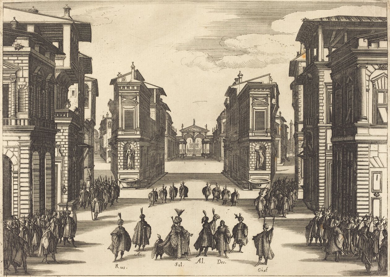 Solimano, Akt IV von Jacques Callot