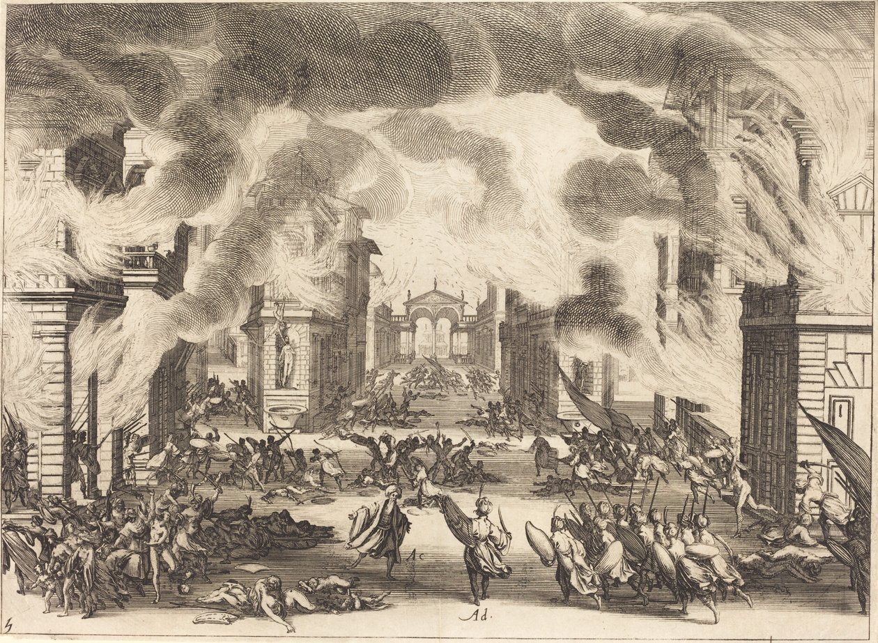 Solimano, Akt V von Jacques Callot
