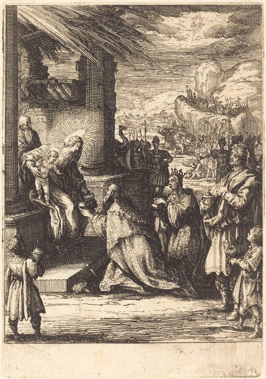 Die Anbetung der Könige von Jacques Callot