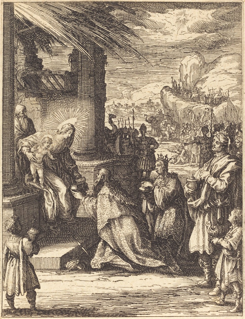 Die Anbetung der Könige von Jacques Callot