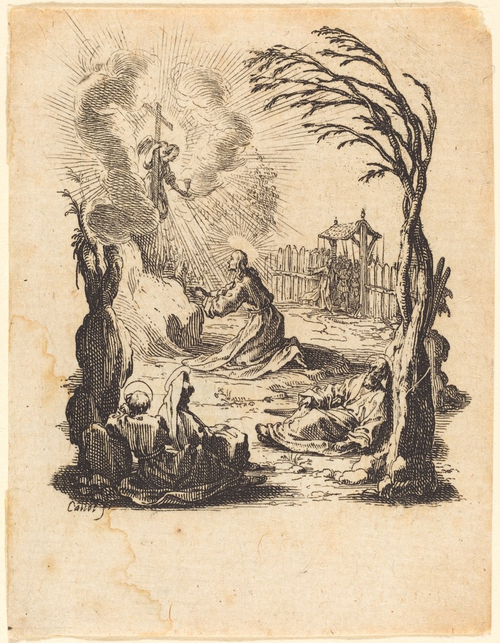 Die Agonie im Garten von Jacques Callot