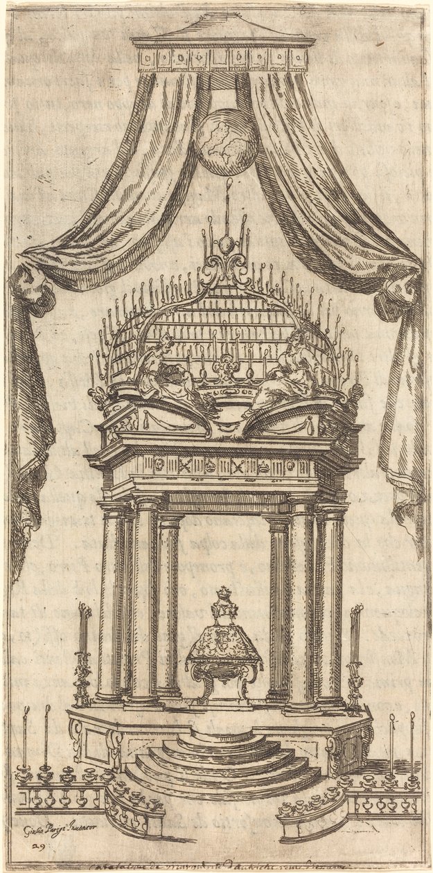 Der Katafalk von Jacques Callot