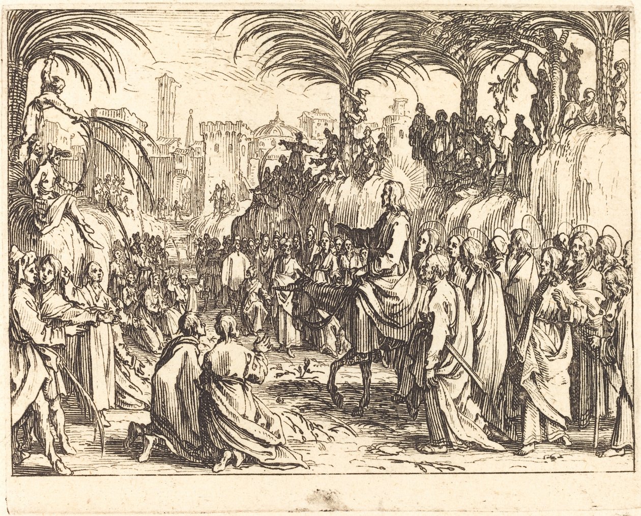 Der Einzug in Jerusalem von Jacques Callot