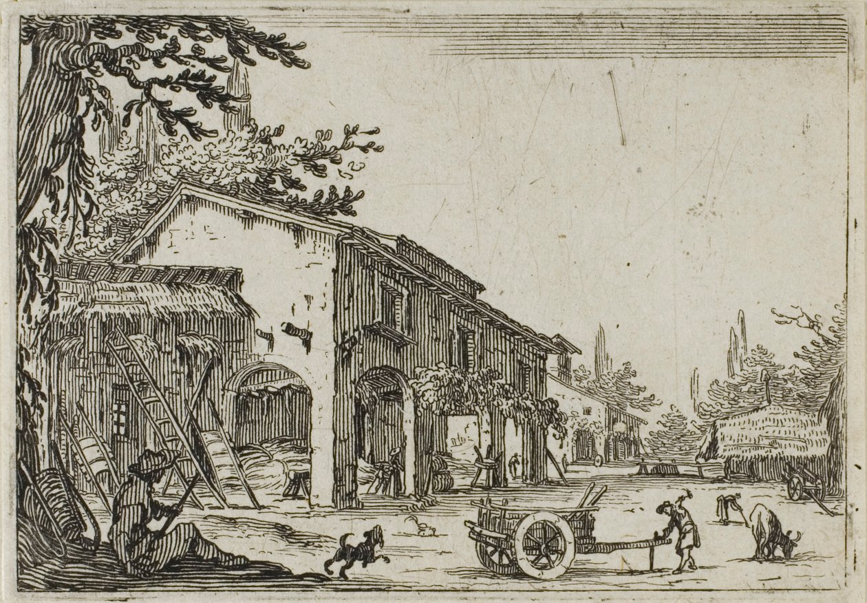 Die Fabrik, aus Die Caprices von Jacques Callot
