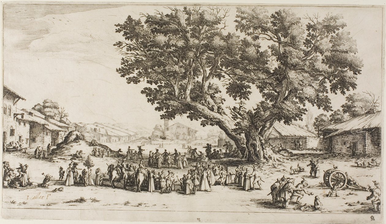 Der Jahrmarkt in Gondreville von Jacques Callot