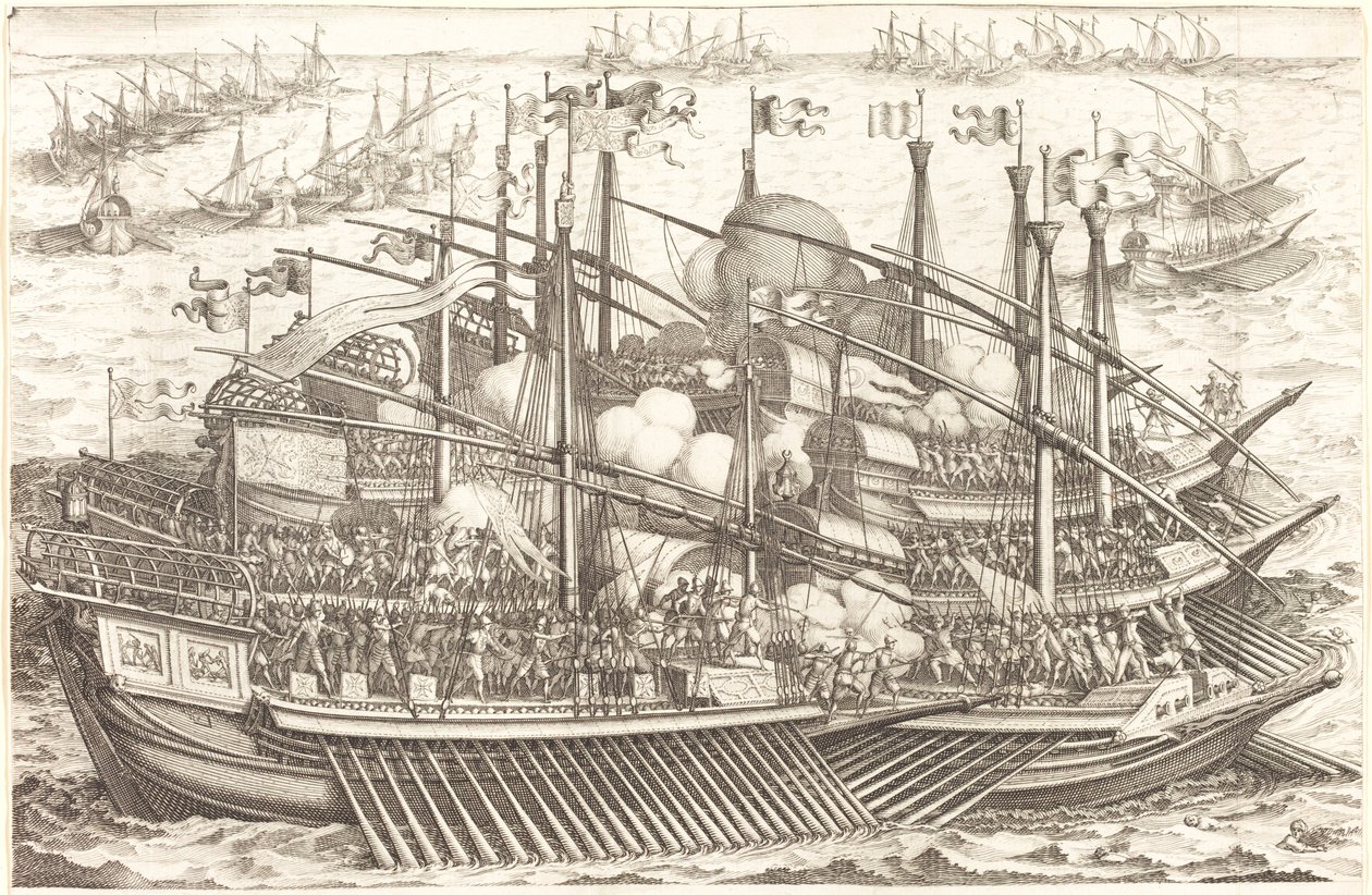 Die erste Seeschlacht von Jacques Callot