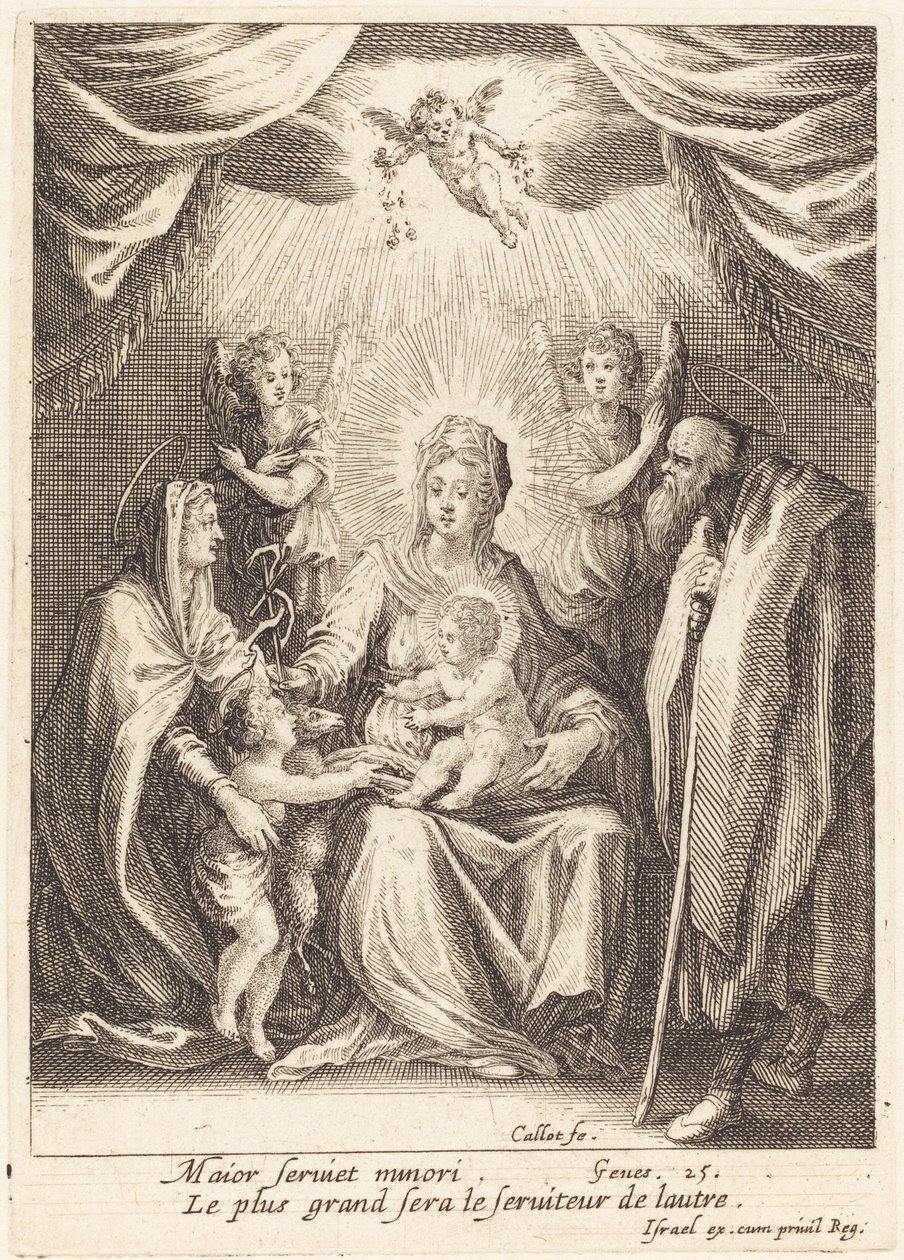 Die Huldigungen des kleinen Heiligen Johannes von Jacques Callot