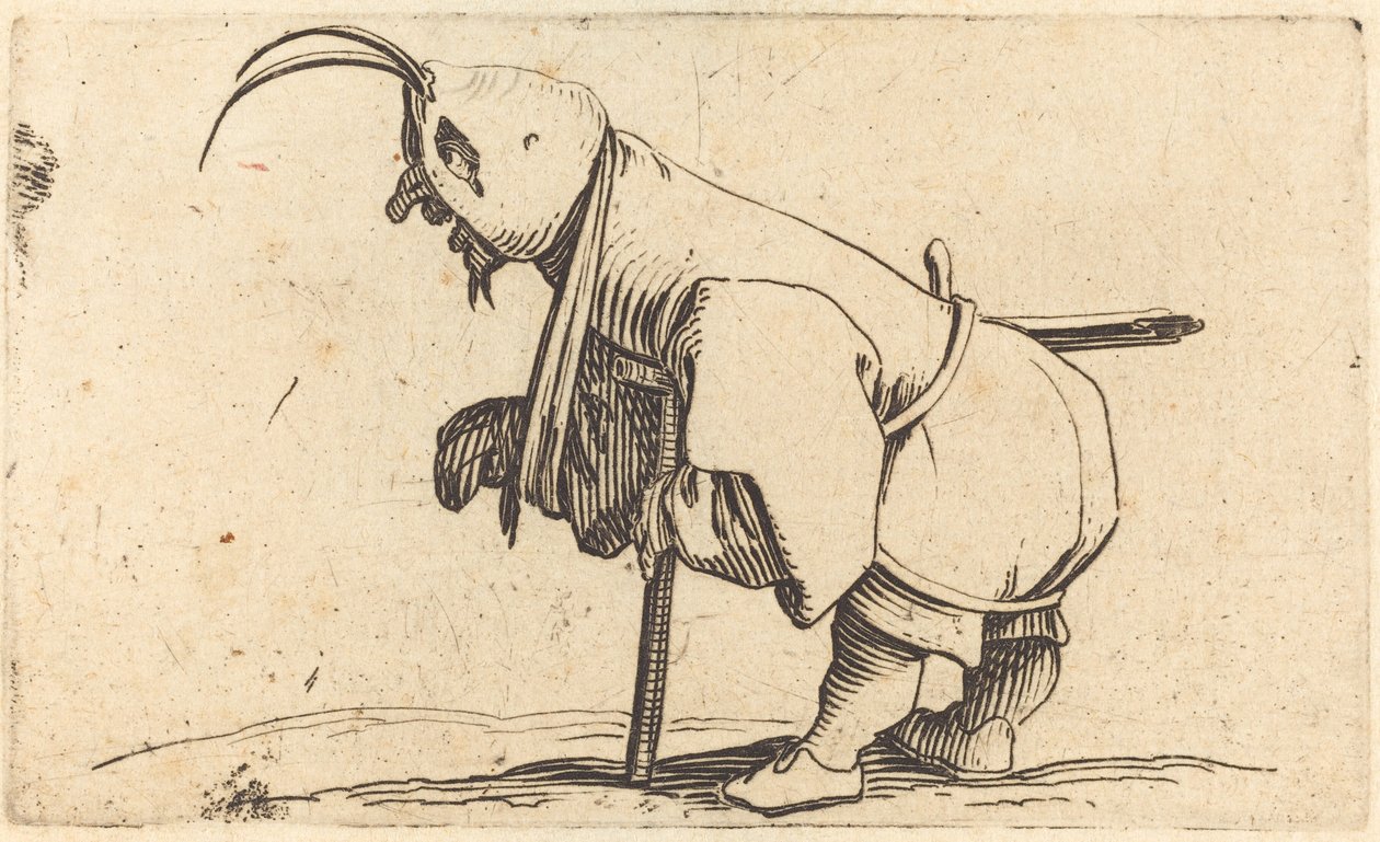 Der verhüllte Krüppel von Jacques Callot