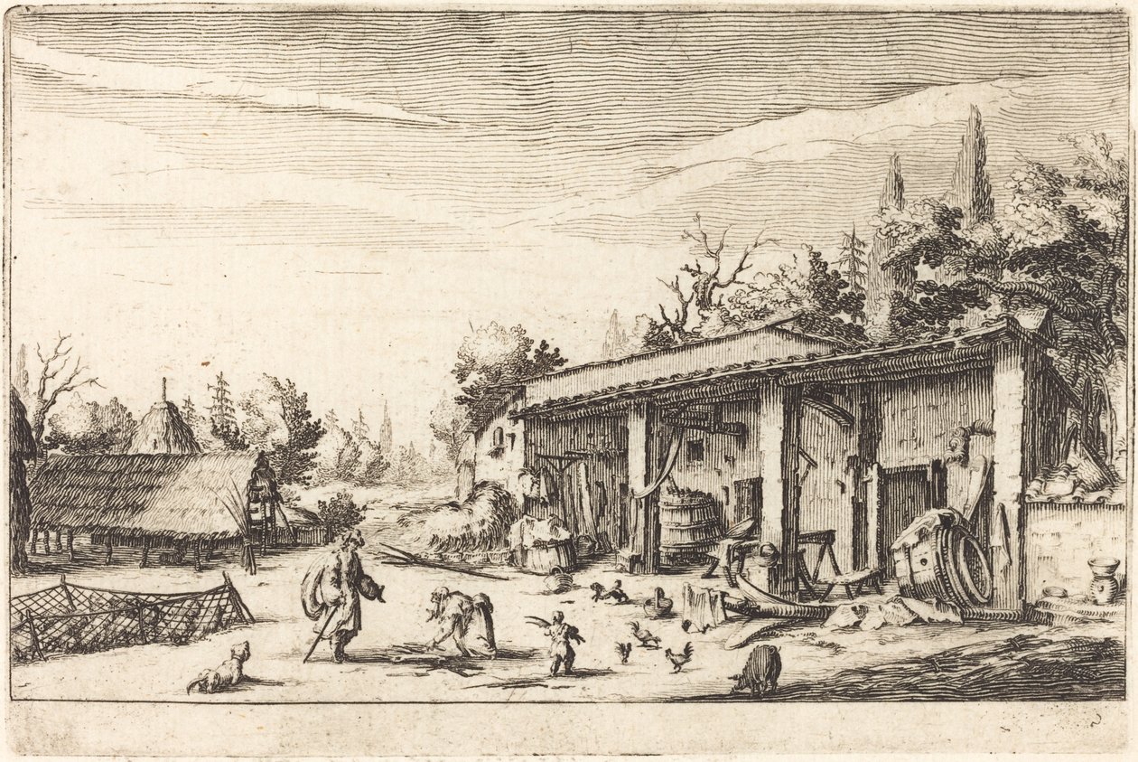 Der kleine Bauernhof von Jacques Callot