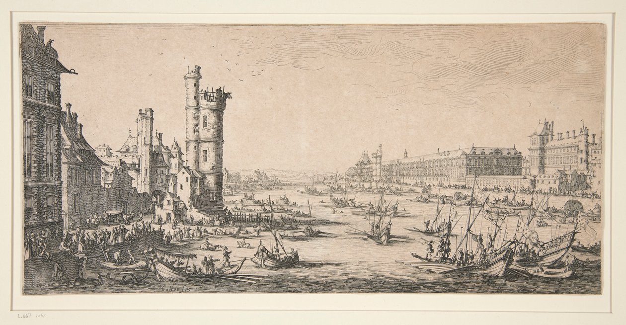 Der Louvre von Jacques Callot