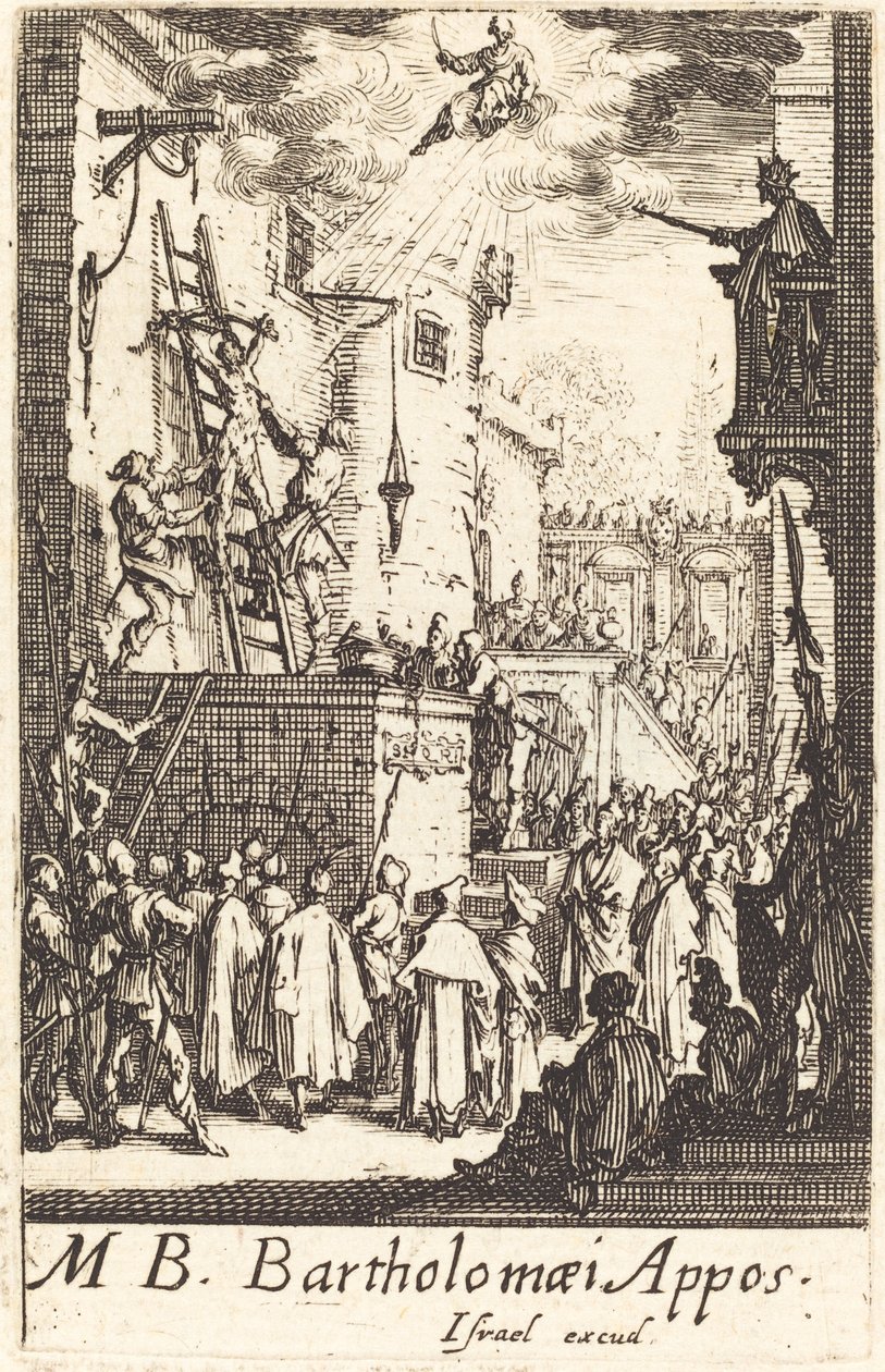 Das Martyrium des Heiligen Bartholomäus von Jacques Callot