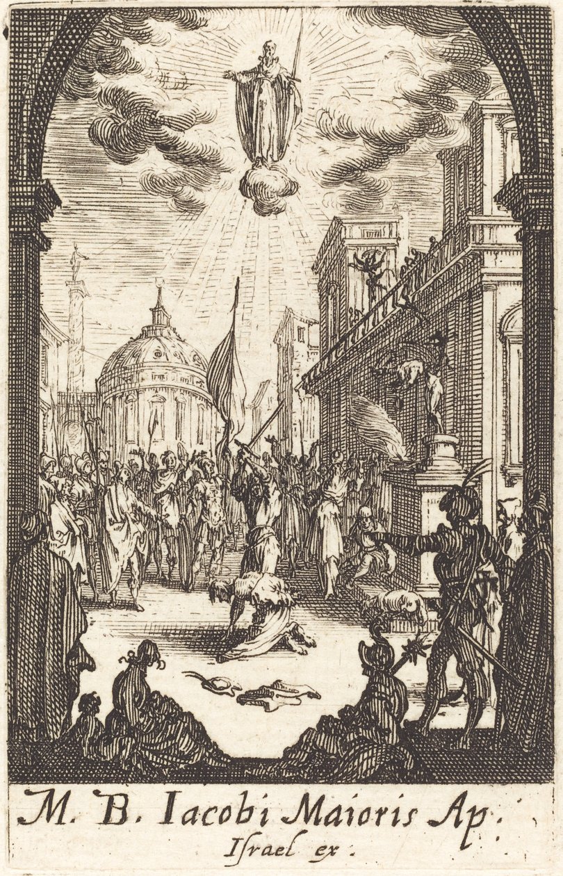 Das Martyrium des Heiligen Jakobus des Älteren von Jacques Callot