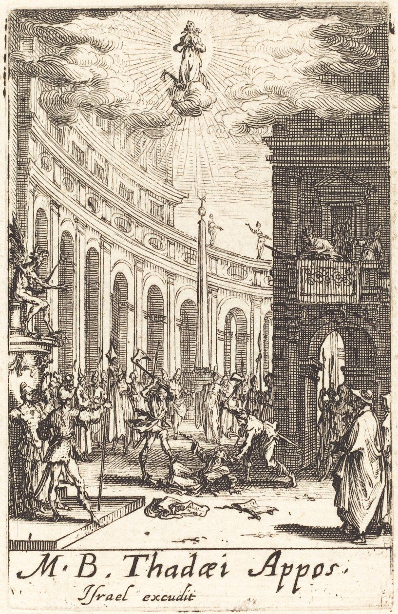 Das Martyrium des Heiligen Thaddäus von Jacques Callot